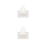 NANO CABLE Cable de Red RJ45 CAT.6 UTP AWG24 0,25m Blanco